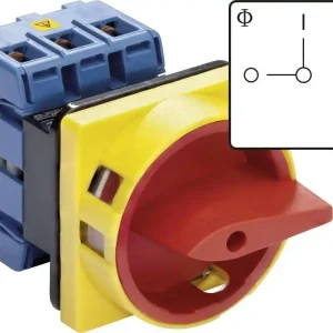întrerupător de sarcină blocabil 25 A 1 x 90° roșu, galben Kraus & Naimer KG20B.T203/01.E Preț promoțional