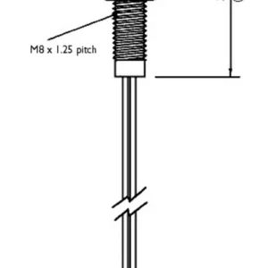 Promoție Senzor reed TE Connectivity PS 811, contact NO 100 V/DC, 250 V/AC 1 A 10 W