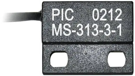 Senzor reed PIC MS-313-3, 1 contact NO 150 V/DC, 120 V/AC 0.5 A 10 W Noutate