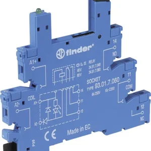 Promoție Soclu releu cu suport de fixare, montaj şină DIN, adecvat pentru seria 34 Finder 93.01.7.024