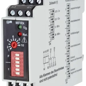Premium Releu de timp multifuncţional 230 V/AC 0.15 - 800 s Metz Connect MFRk-E12 110310412230