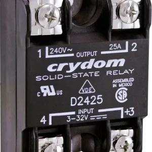 Plată sigură Releu electronic, seria HD48, Crydom HD48125, curent de sarcină 125 A, tensiune de comutare 48 – 530 V/AC