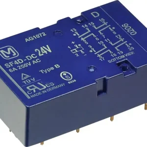Releu PCB 24 V/DC 6 A 4 contacte NO 4 contacte NC Panasonic SF4D24 Super ofertă