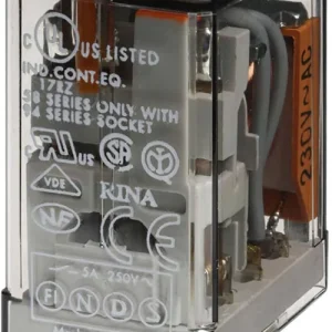 Popular Releu fișabil 230 V/AC 7 A 4 contacte comutatoare Finder 55.34.8.230.5050