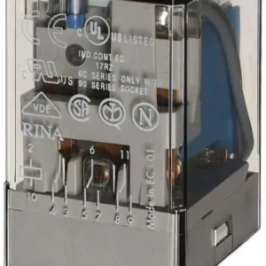 Reducere Releu fișabil 24 V/DC 10 A 3 contacte comutatoare Finder 60.13.9.024.0040
