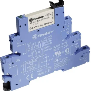 Mai ieftin Interfață modulară cu releu 24 V/DC max. 6 A 1 contact CO Finder 38.61.7.024.0050