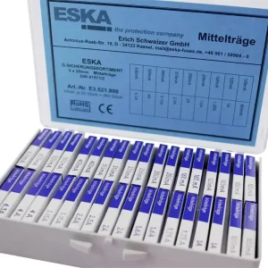 Set siguranțe fuzibile întârziere medie (Ø x L) 5 x 20 mm 360 buc. Eska E3521800 Premium