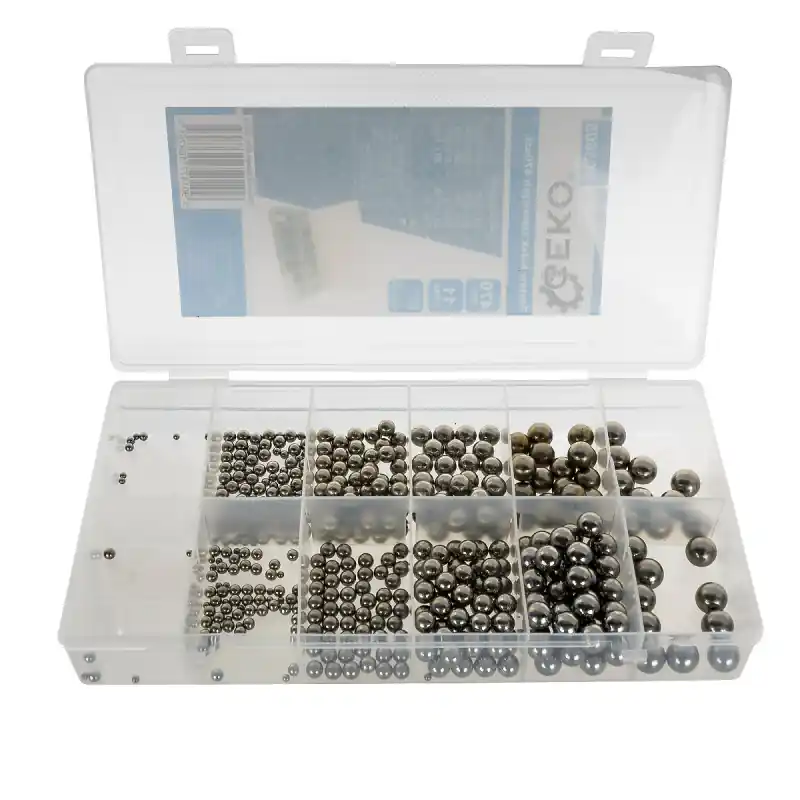 Bile de rulmenți din oțel Set de 470 bucăți 11 dimensiuni Geko Disponibil imediat