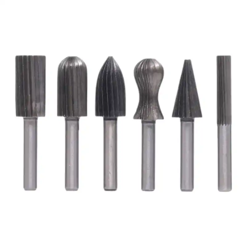 Freze pentru metal tip tijă set 6 buc. | oțel HSS | Kraft&Dele Preferatul clienților