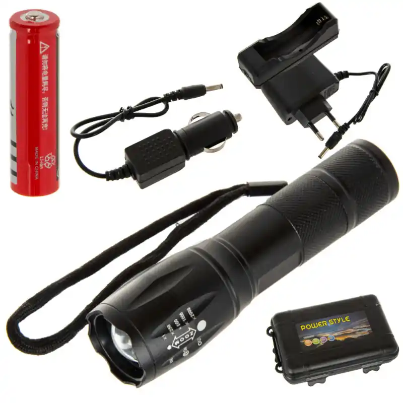 Chilipir Lanterna tactica Led Cree Xm-L Super Strong Police