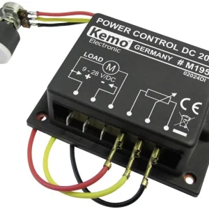 Regulator de putere Kemo M195 PWM 9 V/DC, 12 V/DC, 24 V/DC, 28 V/DC Reducere
