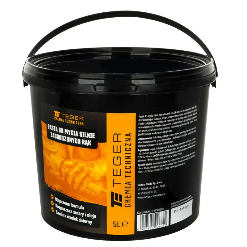 Noutate Pastă de curățare intensă a mâinilor 5L Teger