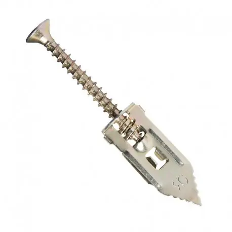 DIBLU METALIC 10.5 X 30 MM CU SURUB 4 X 40 MM PENTRU GIPS CARTON CU FIXARE PRIN LOVIRE R-GPB-PLUS Ofertă de sezon