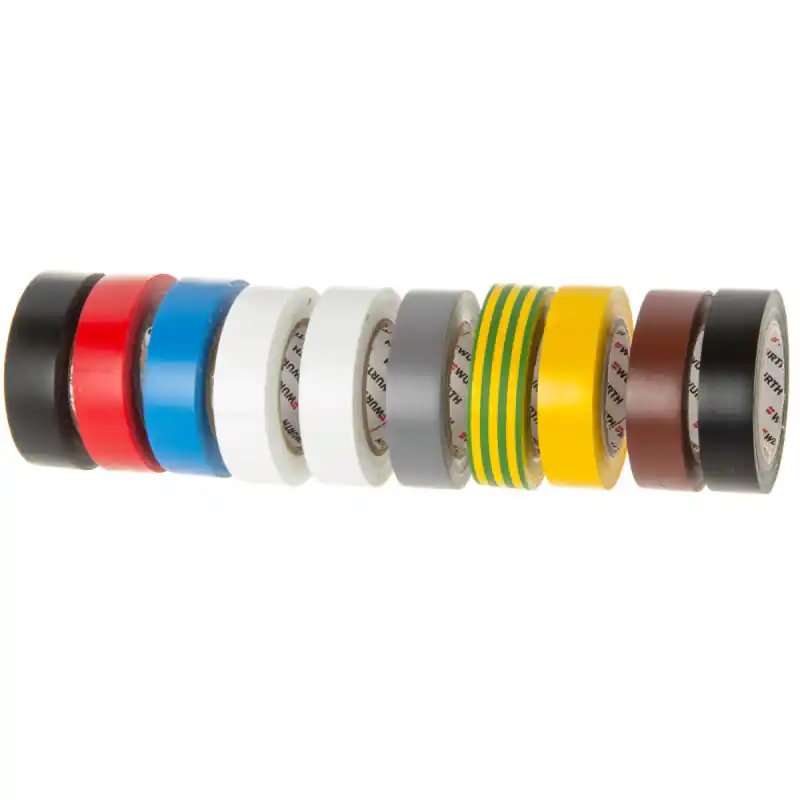 Bestseller Bandă izolatoare 15mm 10m 10 buc. Culori Wurth Mix