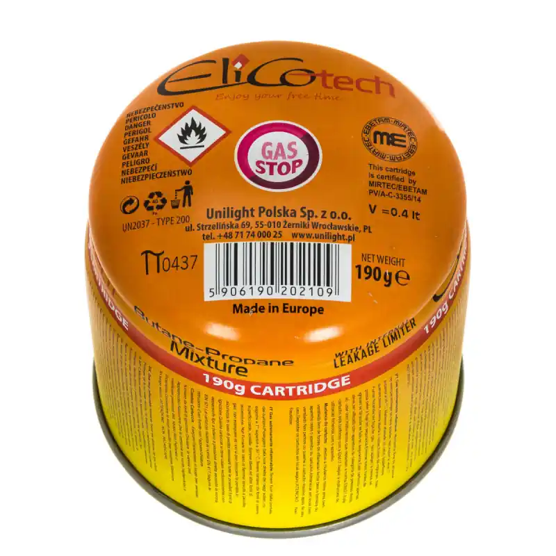 Cel mai bun preț Cartuș gaz perforabil 190 g pentru aragaz/arzător Elico