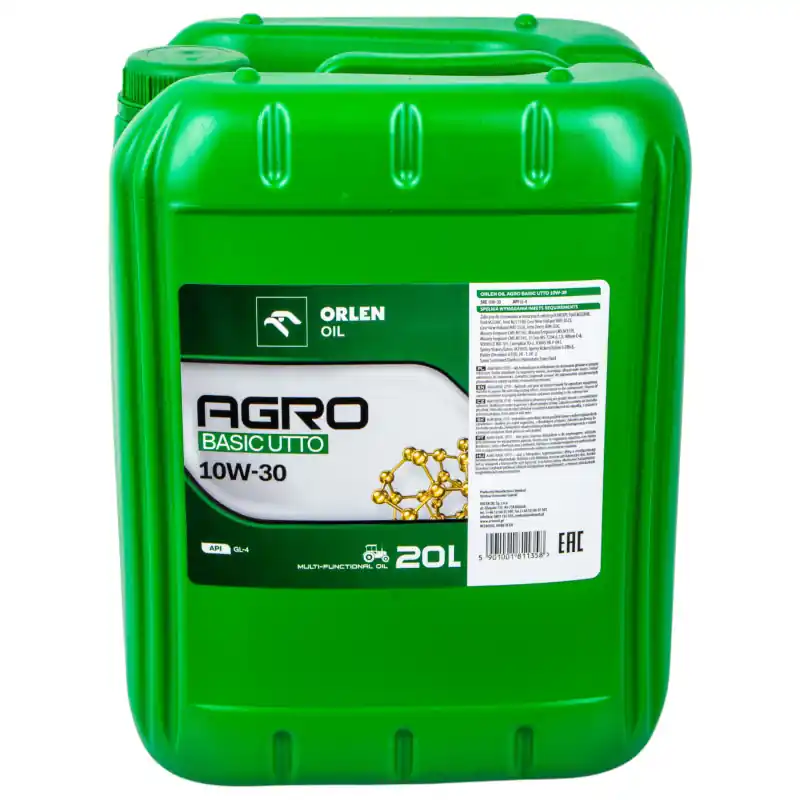 Retur gratuit Ulei hidraulic-transmisie AGRO UTTO BASIC 10W30 20L Orlen