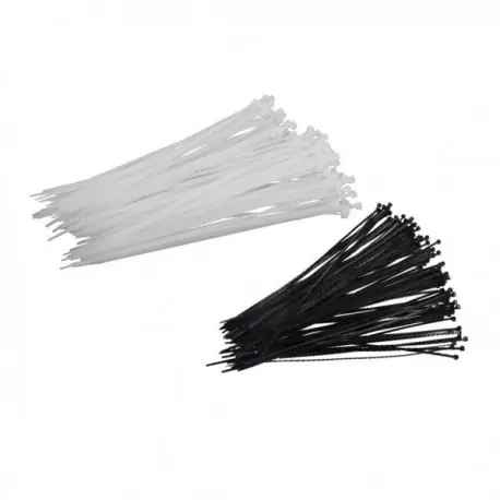 Nu rata FASETE REZISTENTE UV NEGRE/ALBE 4.8 X 300 MM 100/SET 59131B/C