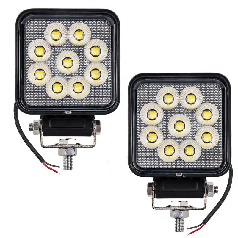 Nu rata Lampa de lucru 36 Led 36w Patrata Ip68 Impermeabil Pereche 2buc