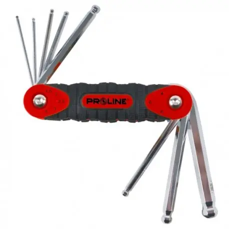 Reducere specială SET CHEI NEGATIVE CR-VA SFERICE CU MANER 1.5 - 8 MM - 8 PIESE 48378