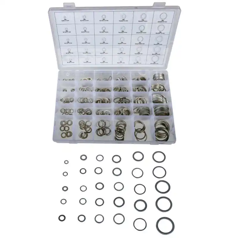 Retur ușor Set șaibe din aluminiu 300 buc. Gecko