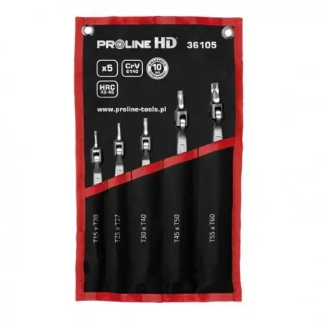 SET CHEI CU TORXURI FLEXIBILE CR-VA HD - T15 - T60 36105 Cel mai bun preț