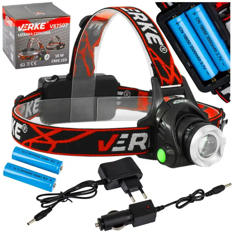 lanterna frontala de cap 900lm Verke Led Preț mic