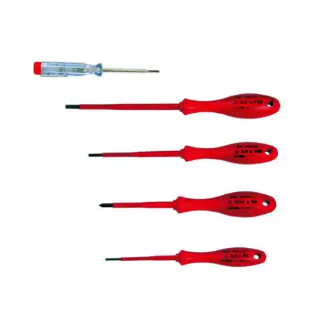Plată securizată SET SURUBELNITE IZOLATE PVC + TESTER - 5 PIESE 10502