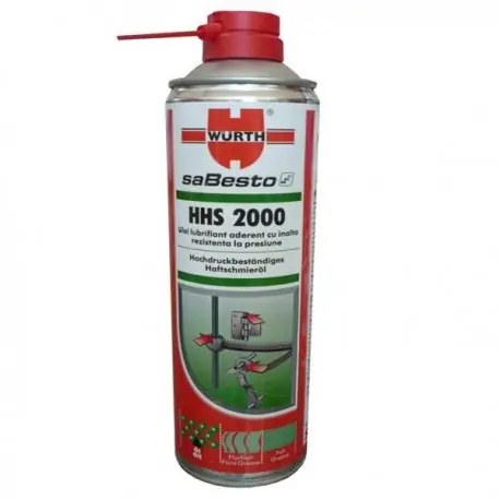 Cel mai vândut ULEI LUBRIFIANT ADERENT CU INALTA REZISTENTA LA PRESIUNE WURTH