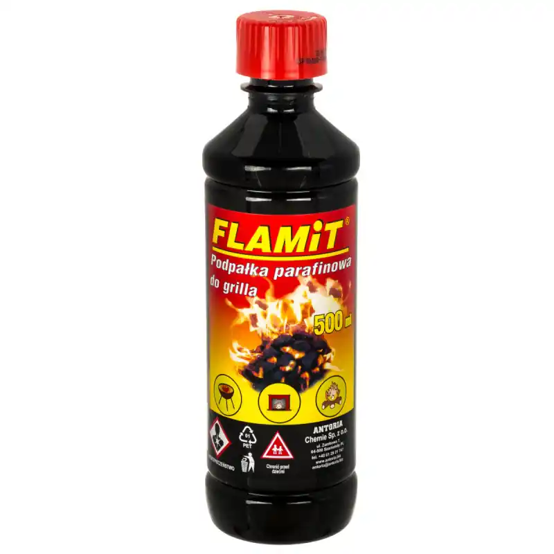 Aprinzător lichid parafină pentru grătar 500ml Flamit Reducere de preț