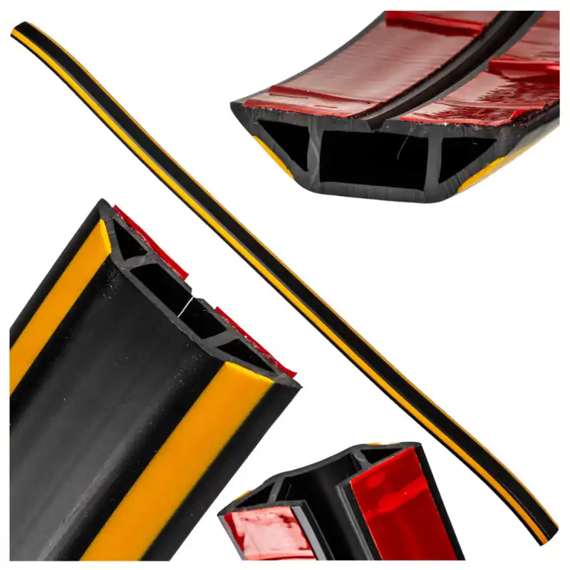 Canal de mascare cabluri pentru podea 40x12mm, lungime 1m, profil semicircular Comandă acum