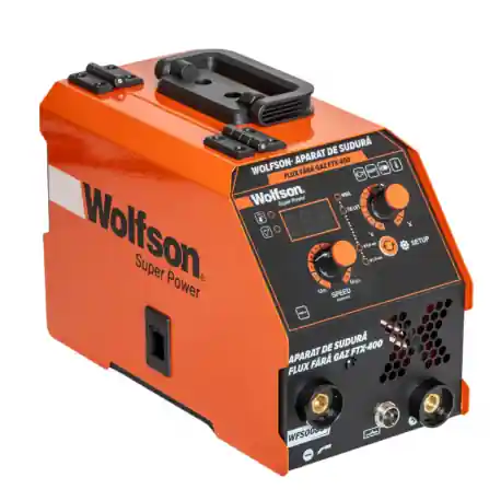 APARAT DE SUDURA FLUX FARA GAZ FTX-400 WOLFSON Ofertă specială