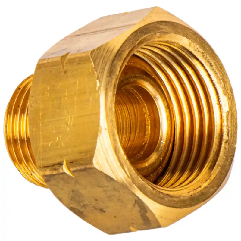 Adaptor butelie gaz mare 11kg filet 1/2" stânga la regulator mic GZ 3/8" stânga Reduceri