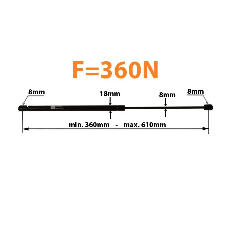 Ofertă limitată Telescop cu gaz 610 mm 360N MAN DAF MB