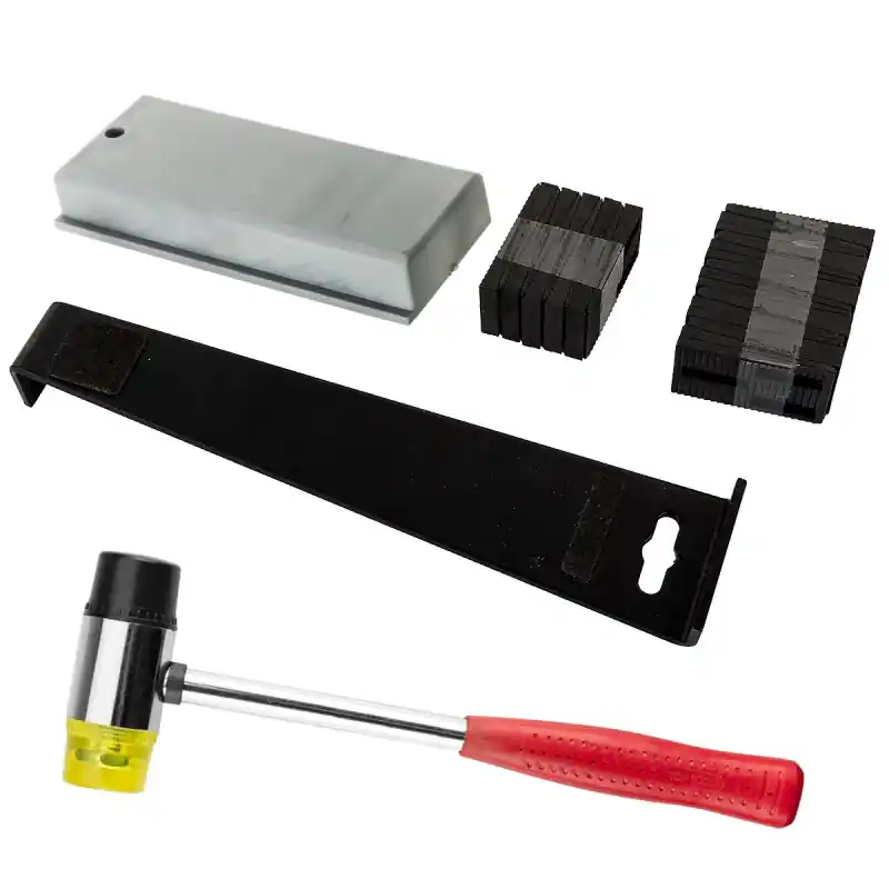 Discount Kit de asamblare pentru așezarea panourilor de podea cu ciocan, lingură și pene