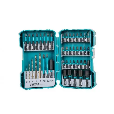 Preț mic TOTAL - SET 45 BITI DE IMPACT PENTRU SURUBELNITA TACSDL24502