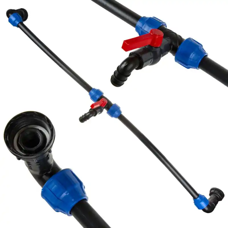 Plată sigură Mauzer Connector S60x6 Ibc Tank Cupler S60x6 Tee PVC Supapă 1" țeavă HDPE 32mm