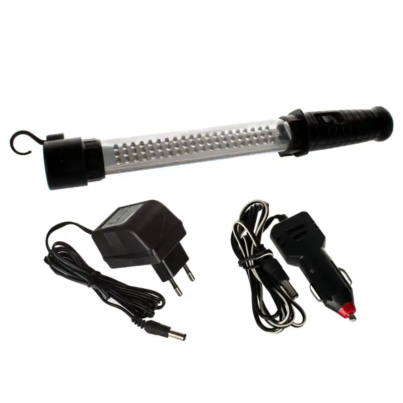 Livrare expres Lampa de atelier cu LED, wireless cu baterie incorporata, incarcator de retea de 230 V si bricheta de 12 V