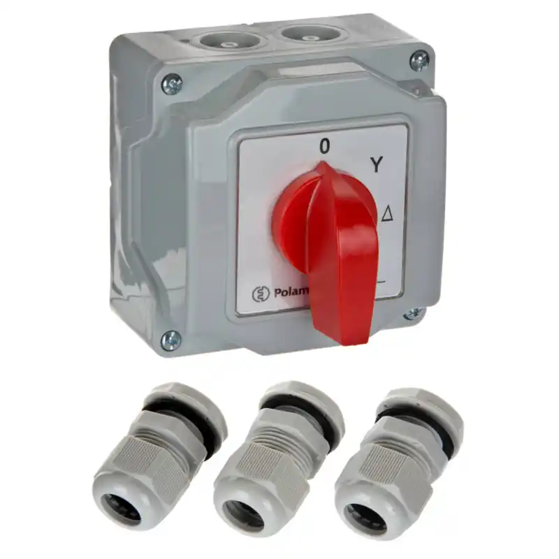 Comutator cu came în carcasă Łk25 0-Y-/\\ 4.324 25a Cel mai bun preț