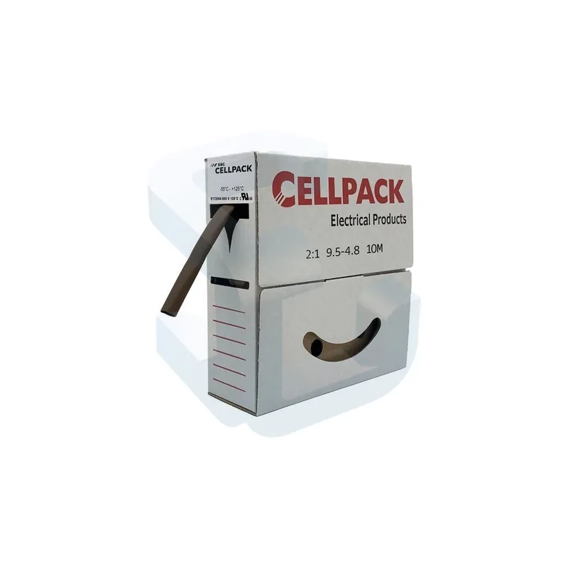 Tub termocontractibil neadezivat, 2:1, SB, 9.5-4.8 mm, rola 10 m, maro Transport gratuit