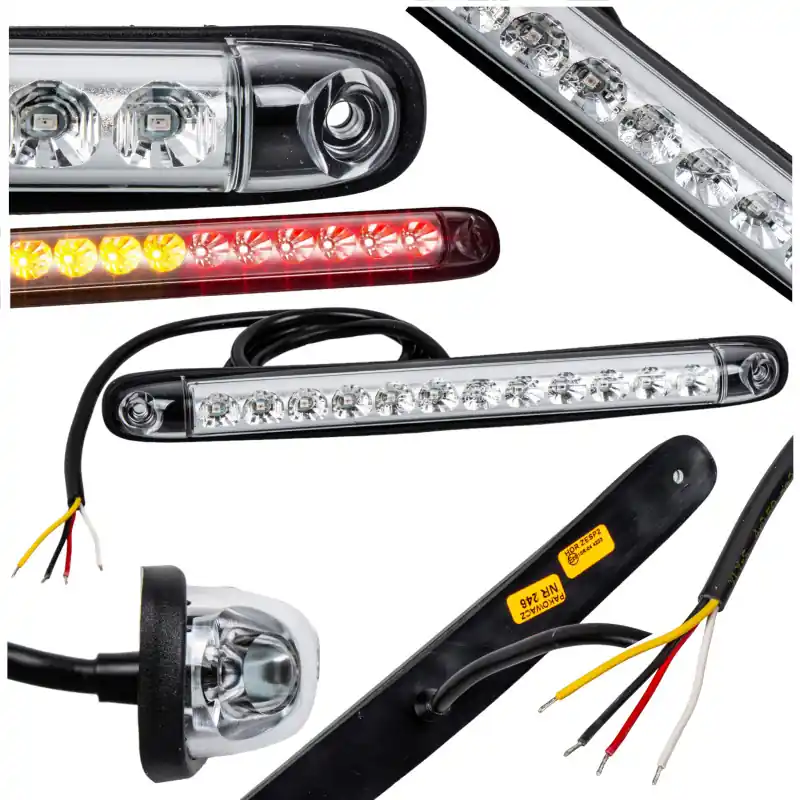 Lampa Spate Trei Functii 12 Led 12v 24v Horpol Lichidare de stoc