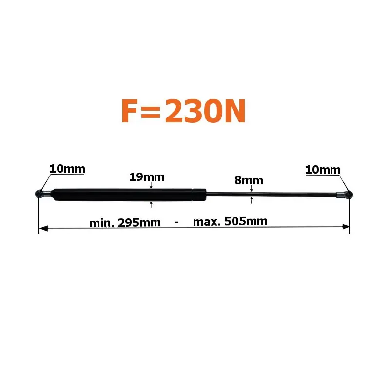 Amortizor cu gaz luneta spate Deutz 04399081 Calitate înaltă