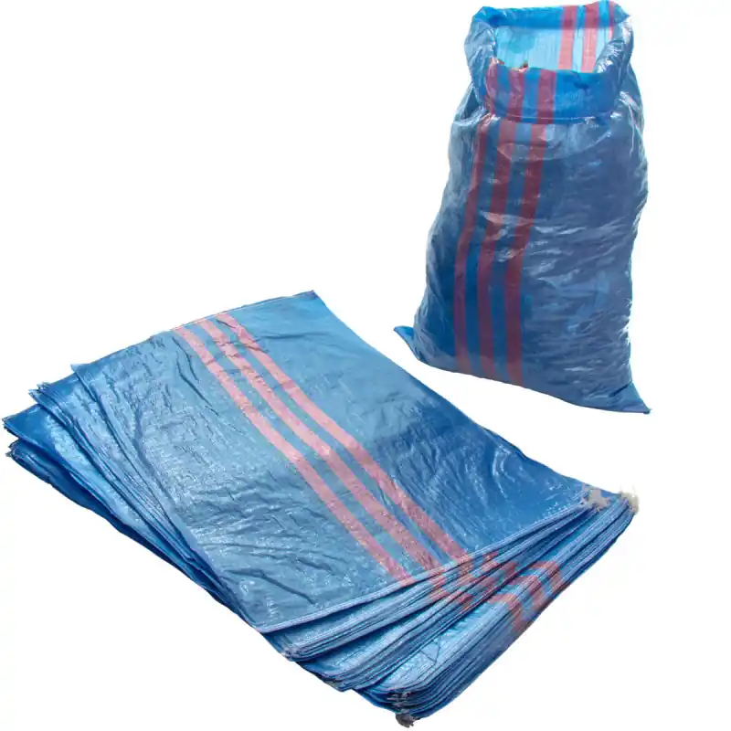 Sac 65x105cm Albastru împodobit 100buc. Pentru făină de cereale făină de cărbune Ultima șansă