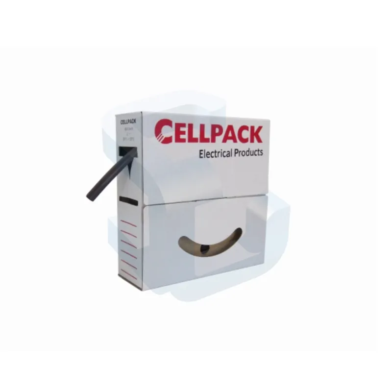 Calitate înaltă Tub termocontractibil neadezivat, 2:1, SR1F, 51-25.4 mm, rola 40 m, negru