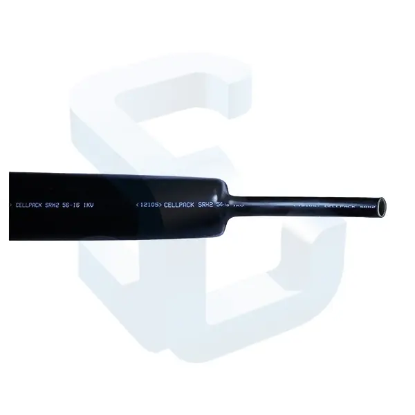 Tub termocontractibil adezivat, 3:1, SRH2, 95-26 mm, 1 m, negru Discount