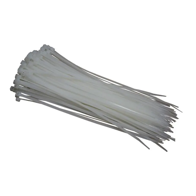 Ultima șansă coliere plastic 280x4,8mm albe 100 buc.