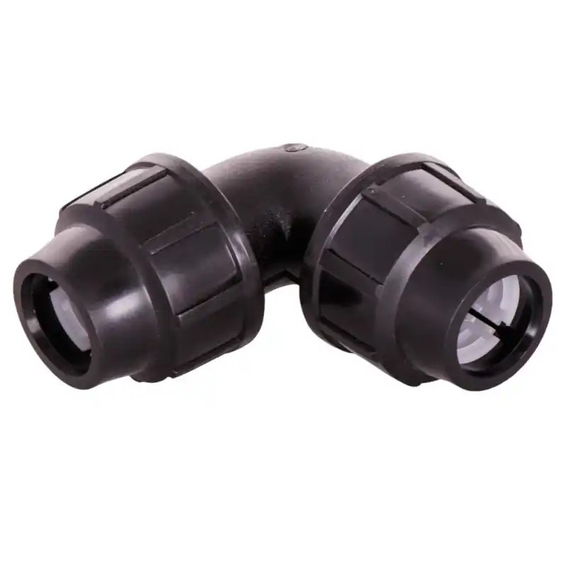 Cot PE cu compresie 20 mm 16 bar 90° pentru instalații apă Cumpără online