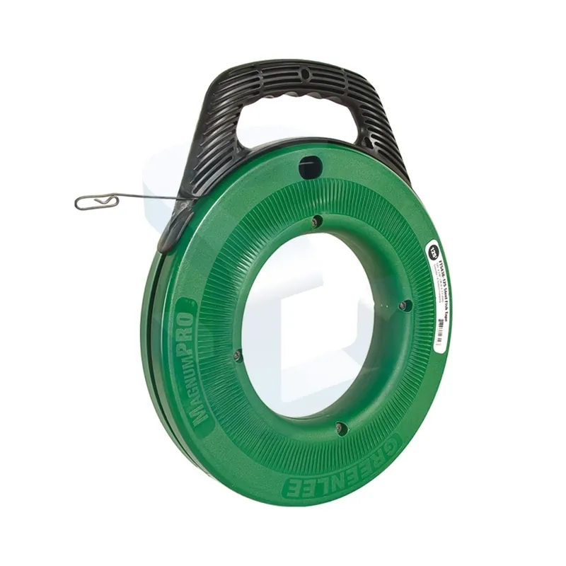 Banda metal pentru tras cablu Greenlee, 38 m, in carcasa Reduceri