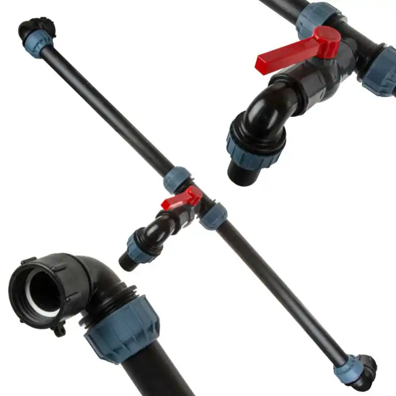 Nu rata Conector Tee Ibc Conector PVC Supapă 2" țeavă HDPE 50mm