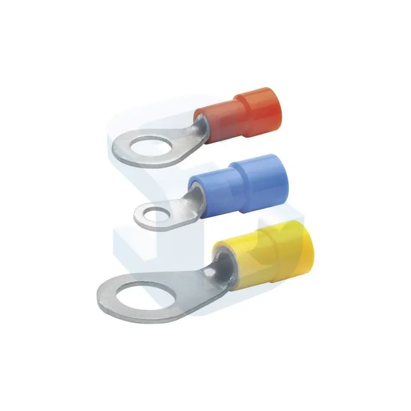 Papuc cupru izolat, tip ochi, pentru conductor de 0.5-1 mm2, M2.5, PVC Doar azi