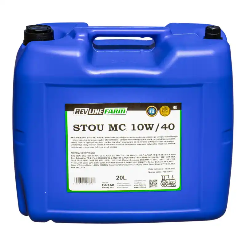 Lichidare de stoc Ulei multifuncțional Revline Farm STOU MC 10W40 20l